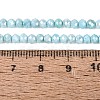 Anti-Tarnish Electroplate Rondelle Glass Beads Strands EGLA-T021-3mm-17-07-4