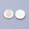 Freshwater Shell Cabochons X-BSHE-S622-09-2