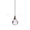 Glass Crystal Ceiling Fan Pull Chain Extenders PW-WG22568-02-1