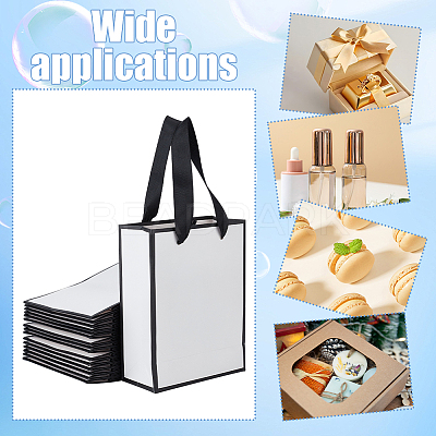 Folding Paper Gift Bags with Handle ABAG-WH0045-21A-1
