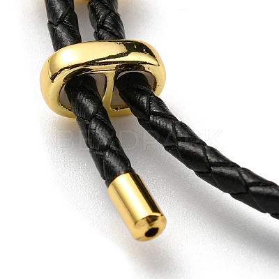 Leather Braided Cord Bracelets BJEW-G675-06G-16-1