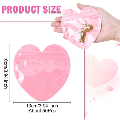 50Pcs OPP Packaging Resealable Bags ABAG-YW0001-13A-1