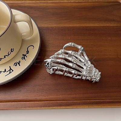 Alloy Hair Clips SKUL-PW0004-01-1