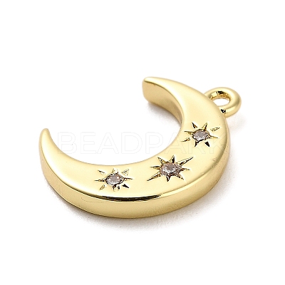 Brass Micro Pave Cubic Zirconia Pendants KK-L229-028G-1