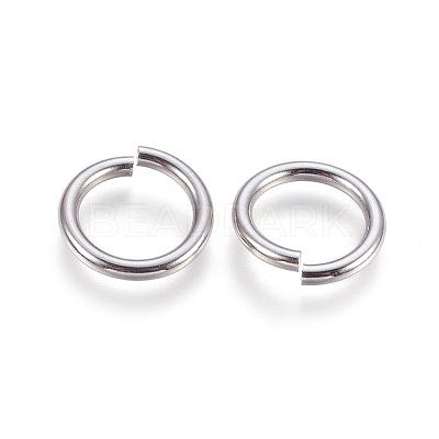Tarnish Resistant 304 Stainless Steel Saw Cut Open Jump Rings STAS-P212-25P-05-1