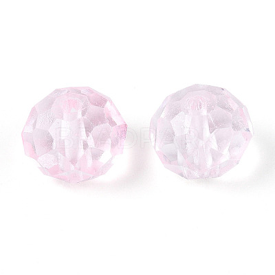 Baking Paint Transparent Glass Beads GLAA-N011-10mm-10-1
