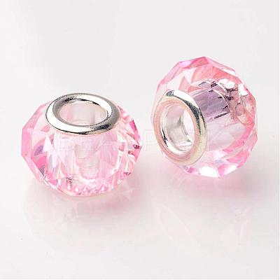 Rondelle Handmade Crystal European Beads Fit Charm Bracelets X-GPDL25Y-29-1