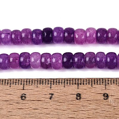 Ombre Effect Dyed Glass Beads Strands GLAA-Q106-05A-A13-1