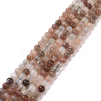 Grade AA Natural Multi-Moonstone Bead Strands LS-G-M296-01-4mm-1