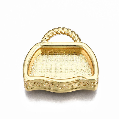 Brass Micro Pave Cubic Zirconia Enamel Pendants ZIRC-Q200-021A-NF-1