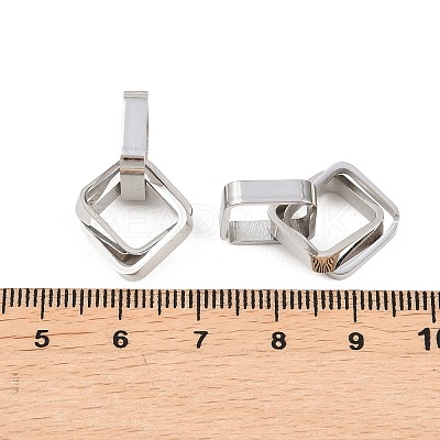 201 Stainless Steel Pendants STAS-F339-04P-1