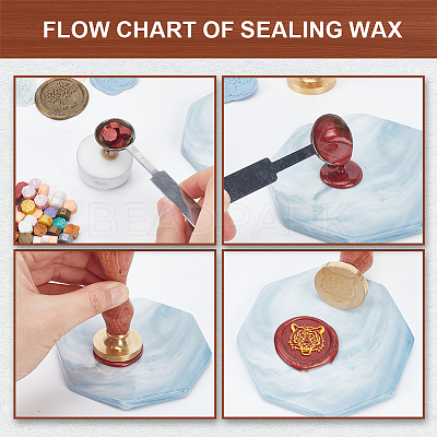 Wax Seal Stamp Set AJEW-WH0208-1216-1