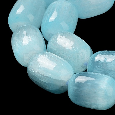 Natural Selenite Beads Strands G-F750-03-1