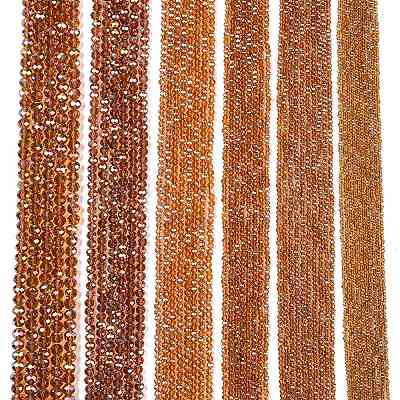 Electroplate Glass Beads Strands EGLA-A044-T4mm-B04-1