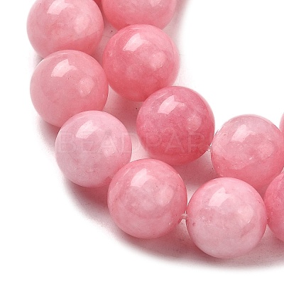 Natural Dyed White Jade Beads Strands G-M402-C04-29-1