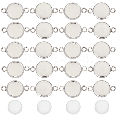 DIY Blank Dome Link Connector Making Kit DIY-SC0006-16A-1