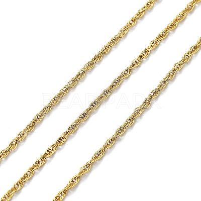 Ion Plating(IP) 304 Stainless Steel Rope Chains CHS-L019-05G-1