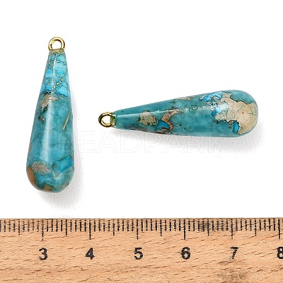 Dyed Synthetic Imperial Jasper Pendants GG-CBAA20A-11G-02-1