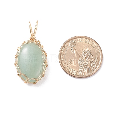 Natural & Synthetic Gemstone Pendants PALLOY-JF01402-1