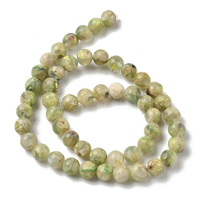 Dyed Natural Dolomite Beads Strands G-D337-8mm-D02-1