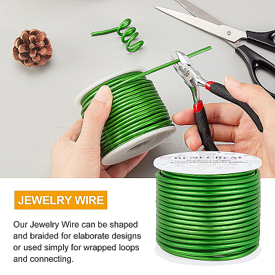 Matte Round Aluminum Wire AW-BC0003-30H-3.0mm-1