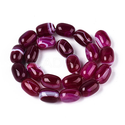 Natural Agate Beads Strands G-N356-02A-09-1