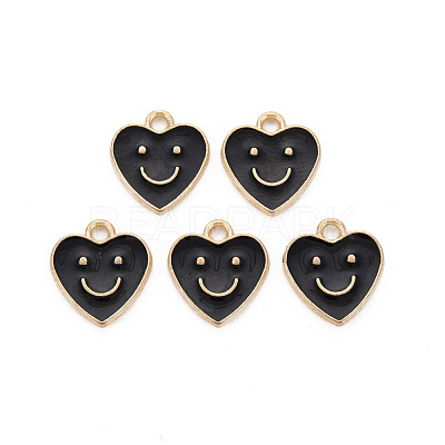 Alloy Enamel Charms ENAM-T016-12B-RS-1