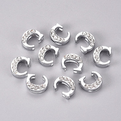 Alloy Slide Charms PALLOY-WH0066-21C-1