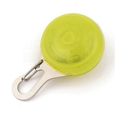 Plastic & Iron LED Collar Light AJEW-P080-03-1