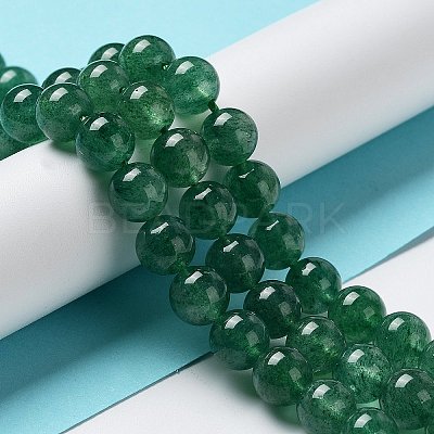 Natural Green Strawberry Quartz Beads Strands G-F756-A01-02-1