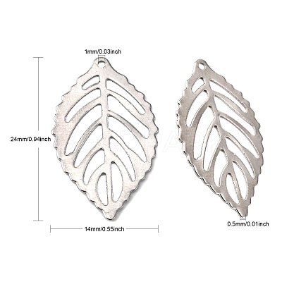 Tarnish Resistant 201 Stainless Steel Pendants STAS-G020-1-1