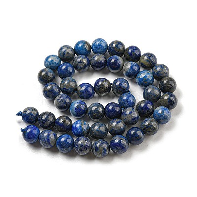 Natural Lapis Lazuli Beads Strands G-E483-17-8mm-1
