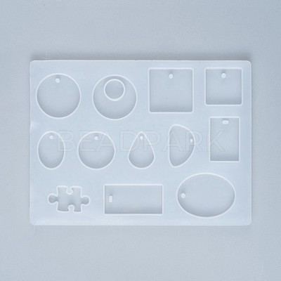 DIY Pendant Silicone Molds X-AJEW-P041-02-1
