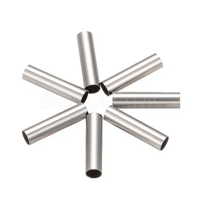 Tarnish Resistant 304 Stainless Steel Tube Beads STAS-G071-32P-1