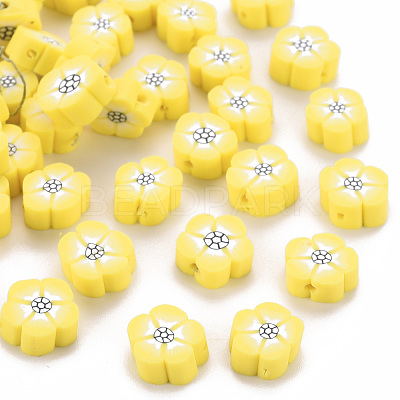 Handmade Polymer Clay Beads X-CLAY-N011-007B-1