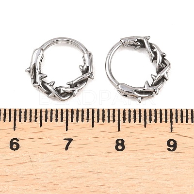 316 Stainless Steel Cartilage Earrings AJEW-C044-16D-AS-1