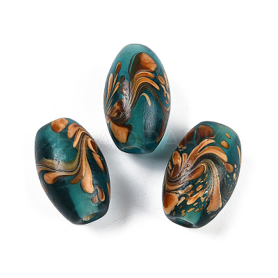 Opaque Handmade Lampwork Beads BLOW-D006-05C-1