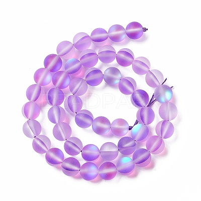 Synthetic Moonstone Beads Strands G-E573-01B-09-1
