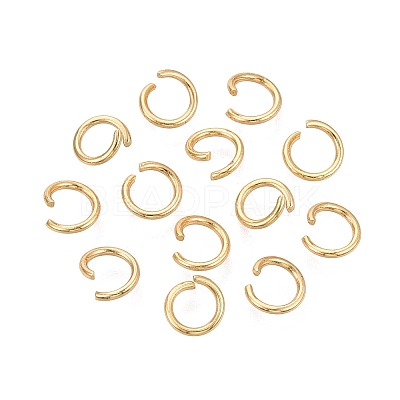 304 Stainless Steel Open Jump Rings STAS-Q113-7x1.0mm-G-01-1