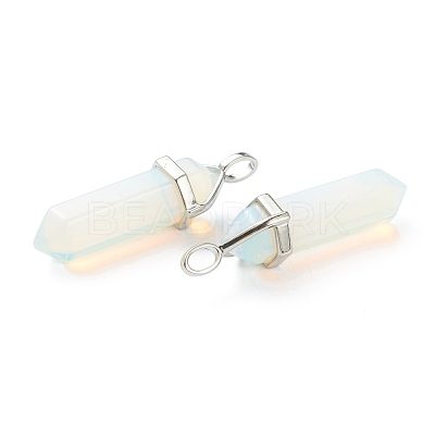 Opalite Pointed Pendants G-M378-01P-A24-1