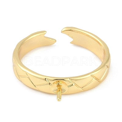 Brass Cuff Finger Ring Settings LS-KK-L219-15E-G-1