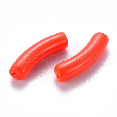 Opaque Acrylic Beads MACR-S372-002B-S026-1