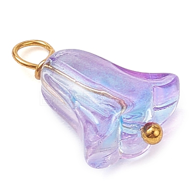 20Pcs Glass Beads Pendants PALLOY-JF03103-1