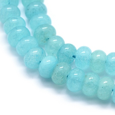 Natural White Jade Beads Strands G-E507-01-1
