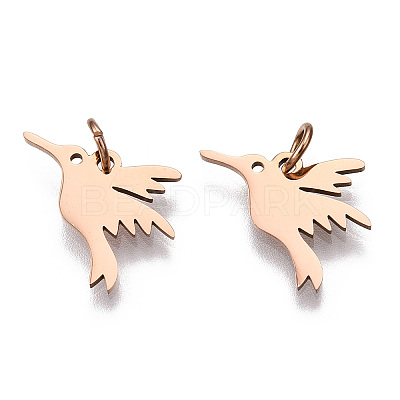 304 Stainless Steel Charms STAS-S105-T522R-1
