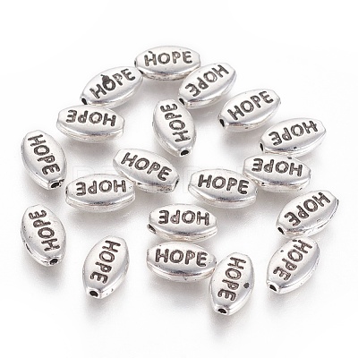 Tibetan Style Alloy Beads X-TIBEB-2555-AS-LF-1