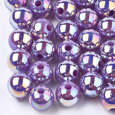 Plastic Beads OACR-S027-8mm-14-1