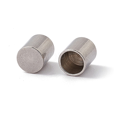 Tarnish Resistant 201 Stainless Steel Cord Ends STAS-G288-01B-P-1