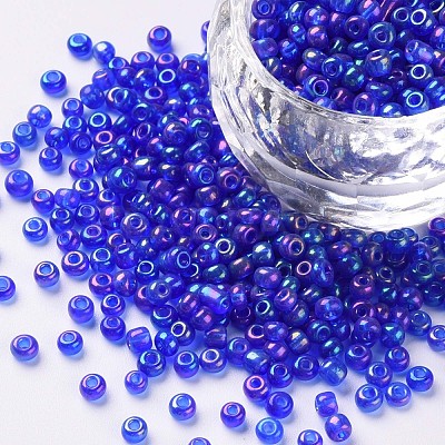 Round Glass Seed Beads SEED-A007-3mm-168-1