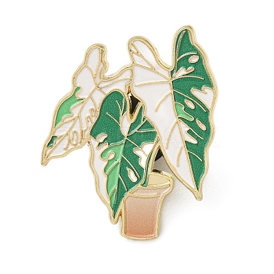 Monstera Bonsai Enamel Pin AL-CBA3D3B-03E-G-1